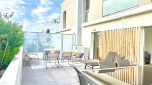 La Vista Mar - Apt Seaview Near Airport-AC-Parking