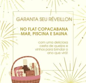 Flat Copacabana Mar Piscina e Sauna