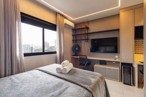 Studio na Vila Olimpia Condominio com Piscina, Cinema, Academia e mais