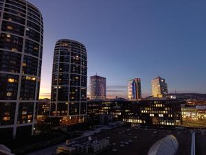 Metropolis apartment, parking, city center