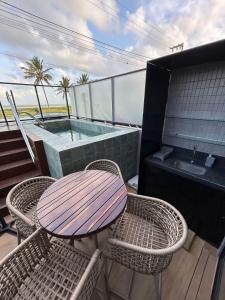 Melhores Flats - Luxuoso, beira-mar