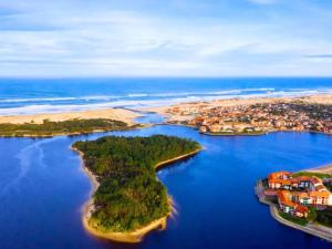 Vieux-Boucau: T2 4 personnes avec terrasse et vue lac - FR-1-857-29