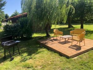 Chalet prestige 13 piscine partagée