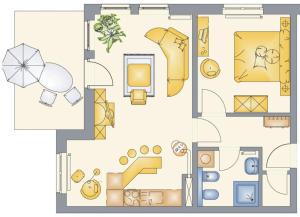 Brise Seeresidenz Haus Atlantic App 04