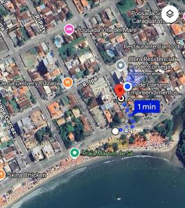 Apto novo Vista Mar 1 min da Praia 100