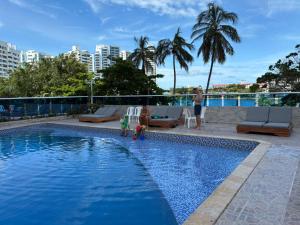 Lagoon & see view studio Cartagena