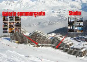 Studio Cosy 2100m pied des pistes-Direct to SKI slopes-SKI in SKI out-LA PLAGNE AIME 2000