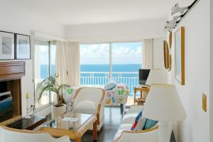 Penthouse Céntrico con Vista al Mar, Parrilla Privada y Terraza Espaciosa