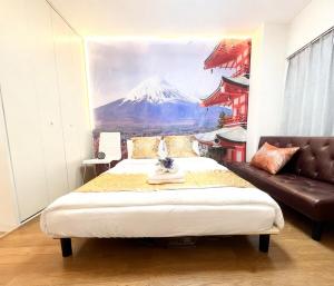 THE東京和風貸切旅館 近スカイツリー浅草上野銀座ディズニー 空港直通駅0分 86インチ映画TV室 高速光Wifi 長期割引 八広201