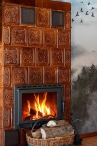 Polana Słowikowa 5 star- domek w górach z jacuzzi, sauna,basen,ogród z lasem, kominek i narty