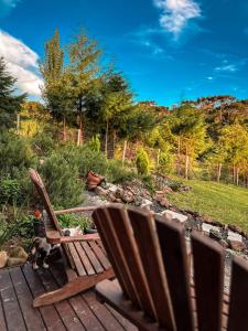 Cabana com Cachoeira
