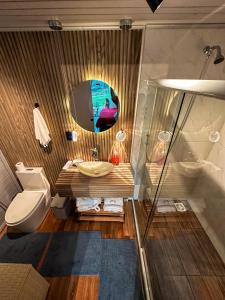 Cabana com Cachoeira