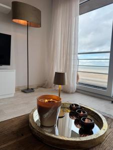 Studio in Wenduine with frontal sea view