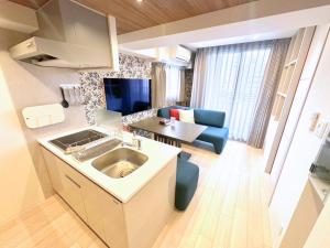 大阪 Park Flats Bentencho Ekimae 3つ星 宿泊施設 客室