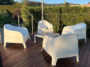 Porta da Seca casa con jardín y asador Rías Baixas