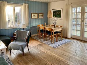 Traditional Swedish House In The Forest