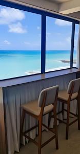 Cobertura duplex de frente pro mar