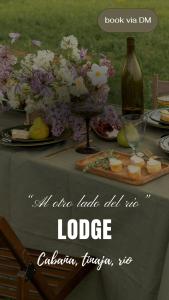 Cabina & Tinaja con vista al Rio Maipo