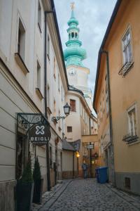 Old town Bratislava, private parking available