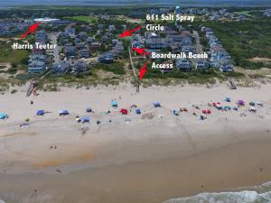 C4900 The Salty Piper - Direct Beach Access, Ocean View, Golf Nearby, WiFi!