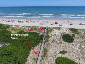 C4900 The Salty Piper - Direct Beach Access, Ocean View, Golf Nearby, WiFi!