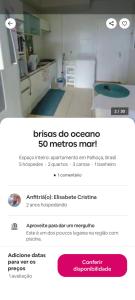 BRISAS DO OCEANO 50 mts DO MAR