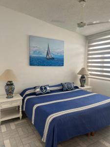 Depto familiar con vista al mar en Playasol Manzanillo