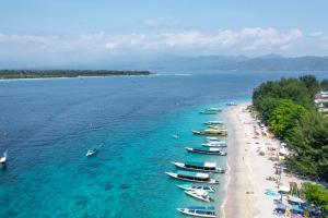 Beach Resort - Gili Trawangan - Bungalow next to Beach