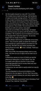 Tonys Country Glamping with chalet with private wash room accommodation