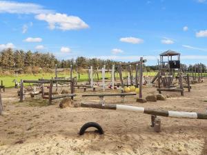 Cozy cabin in camping resort