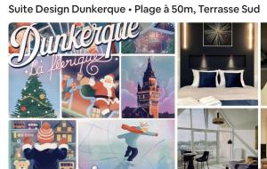 La Suite Design Dunkerque Plage à 50 mTerrasse Sud