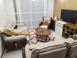 serene stays apartment with fully equipped gym , swimming pool ,private parking space and amazing scenic views