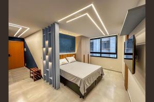 Studio 4pessoas, WiFi, Sauna, Enxoval, Arcos da Lapa, a 5 minutos da Petrobras, próximo a VLT e Metro para Copacabana