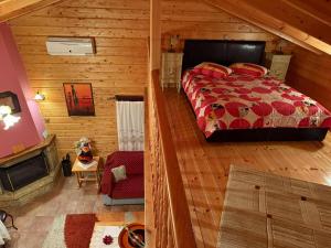 Finnish wooden suite for 2 people two levels