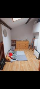 Apartment with bedroom and mezzanine at the foot of the port