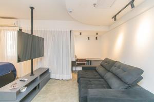 Flat no Brooklin com Academia e Estacionamento