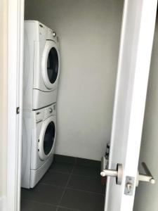 CN Tower and Rogers Centre View and Central Island Lake View