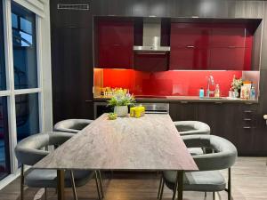 CN Tower and Rogers Centre View and Central Island Lake View