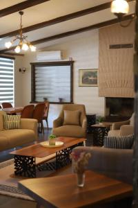 Detached villa with a heated pool and garden