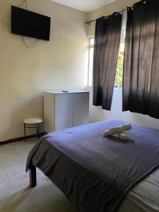 Quarto simples no centro