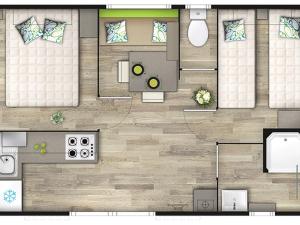Mobil-home 24m² avec terrasse à Saint-Jean-de-Monts - API-1-52-918