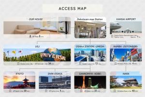 203新築のお部屋 関西空港直通路線 通天閣 ドンキホーテ横のお部屋2ベッド