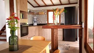 Rural Cabin Among Clouds