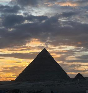 The moon pyramids view