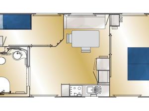Mobil-home PMR avec Terrasse à Saint-Rome-de-Tarn - API-1-52-1012