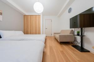 302新築のお部屋 関西空港直通路線 通天閣 ドン キホーテ横のお部屋 2ベッド