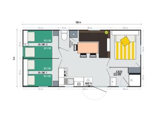 Mobil Home sur Pilotis - Terrasse - API-1-52-1058