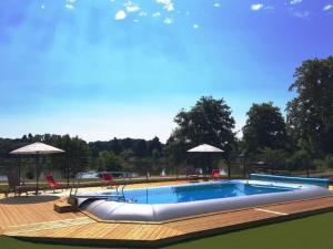 Mobil-home cosy avec terrasse à Loudéac - API-1-52-1116