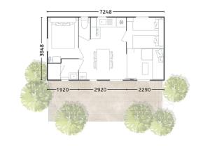 Mobil-Home 27m² avec Terrasse à Saint-Lunaire - API-1-52-1120