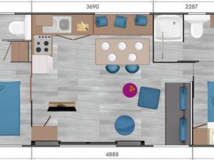 Mobil-home Prestige avec Terrasse sur Pilotis - API-1-52-1142